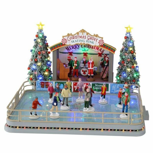 Lemax CHRISTMAS GROVE SKATE RNK 14870